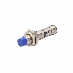 Sensor, Inductive Prox, 12mm Round, Connector type, Non Shielded, 8mm Sensing, NPN, NO, 3 Wire, 12 - 24 VDC