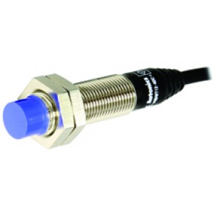 Sensor, Inductive Prox, 12mm Round Long, Non shielded, 8mm Sensing, NPN, NC, 3 Wire, 12 - 24 VDC