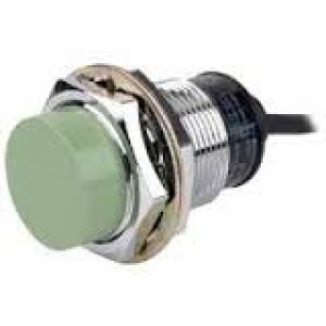 Sensor, Inductive Prox, 30mm Round Long, Non Shielded, 25mm Sensing, NPN, NO, 3 Wire, 12 - 24 VDC