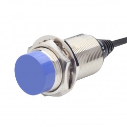 Sensor, Inductive Prox, 30mm Round, Long Sensing Distance, Long Body,NON Shielded, 25mm Sensing, NC, 2 Wire, 12 - 24 VDC