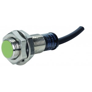 Sensor, Inductive Prox, 12mm Short Round, Shielded, DC, NPN, NO, 3 Wire, 12 - 24 VDC