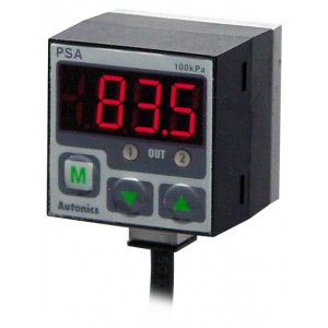 Sensor, Pressure, Compound, -100 to 100kPa, NPN/1-5 VDC Out, Port NPT 1/8, 12-24 VDC