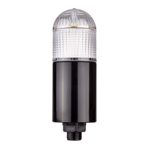 LED stack tower light, 56mm dome type, 3 colors(R/Y/G) in one module, Steady/flash, Direct mounting black body, Terminal connector, 24V AC/DC
