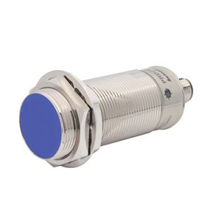 Sensor, Inductive Prox, 30mm Round Long, Connector type, Shielded, 15mm Sensing, NPN, NC, 3 Wire, 12 - 24 VDC