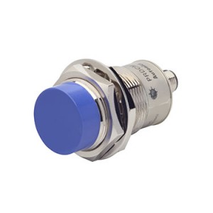 Sensor, Inductive Prox, 30mm Round, Connector type, Non Shielded, 25mm Sensing, PNP, NC, 3 Wire, 12 - 24 VDC