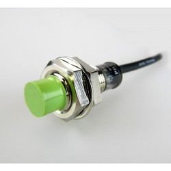 Sensor, Inductive Prox, 12mm Short Round, Non-Shielded, DC, NPN, NO, 3 Wire,12 - 24 VDC