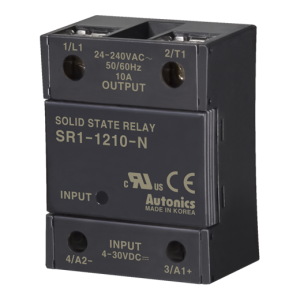Solid state relay, Single phase, Input 4-30VDC, Load 24-240VAC, 10A, Zero cross (Old# SR1-1210)