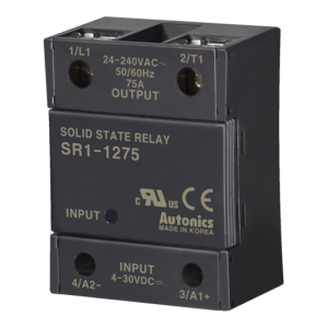 Solid state relay, Single phase, Input 4-30VDC, Load 24-240VAC, 75A, Zero cross (Old# SR1-1275)