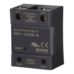 Solid state relay, Single phase, Input 4-30VDC, Load 48-480VAC, 20A, Random (Old# SR1-1420R)