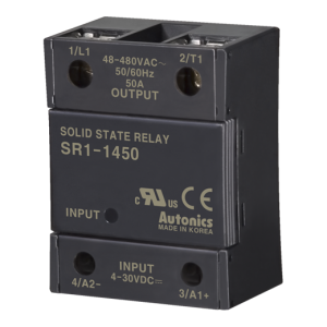 Solid state relay, Single phase, Input 4-30VDC, Load 48-480VAC, 50A, Zero cross (Old# SR1-1450)