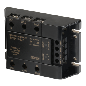 Solid state relay, 3-Phase(2-Pole), Input 4-30VDC, Load 48-480VAC, 40A, Random
