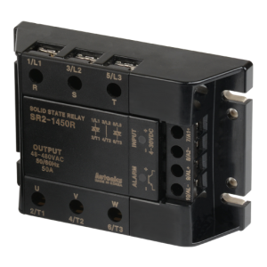 Solid state relay, 3-Phase(2-Pole), Input 4-30VDC, Load 48-480VAC, 50A, Random