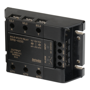 Solid state relay, 3-Phase(2-Pole), Input 90-240VAC, Load 24-240VAC, 50A, Zero Cross