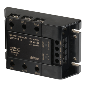 Solid state relay, 3-Phase(3-Pole), Input 4-30VDC, Load 24-240VAC, 15A, Zero Cross