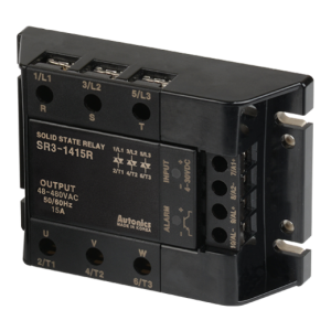Solid state relay, 3-Phase(3-Pole), Input 4-30VDC, Load 48-480VAC, 15A, Random