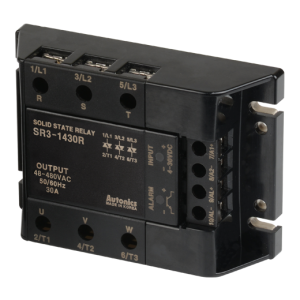 Solid state relay, 3-Phase(3-Pole), Input 4-30VDC, Load 48-480VAC, 30A, Random