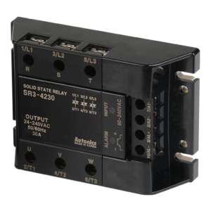 Solid state relay, 3-Phase(3-Pole), Input 90-240VAC, Load 24-240VAC, 30A, Zero Cross