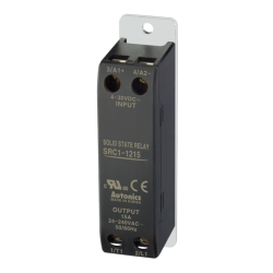 Solid state relay, Slim type, Single phase, Input 4-30VDC, Load 24-240VAC, 15A, Zero cross