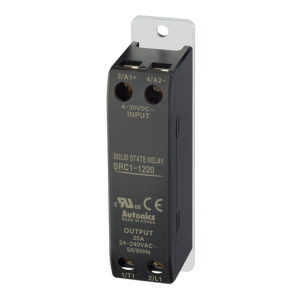 Solid state relay, Slim type, Single phase, Input 4-30VDC, Load 24-240VAC, 25A, Zero cross (Old# SRC1-1220)