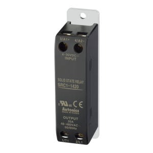 Solid state relay, Slim type, Single phase, Input 4-30VDC, Load 48-480VAC, 20A, Random (Old# SRC1-1420R)