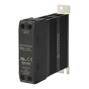 Solid state relay, Slim heatsink, Single phase, Input 4-30VDC, Load 24-240VAC, 15A, Zero cross (Old# SRH1-1215)