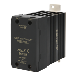 Solid state relay, Slim heatsink, Single phase, Input 4-30VDC, Load 48-480VAC, 30A, Zero cross