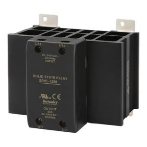 Solid state relay, Slim heatsink, Single phase, Input 90-240VAC, Load 24-240VAC, 60A, Zero cross (Old# SRH1-4260)