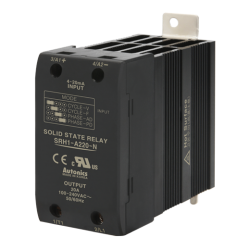 Solid state relay, Heatsink, Single phase, Input 4-20mA, Load 100-240VAC, 20A (Old# SRH1-A220)