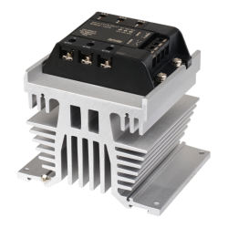 Solid state relay, Heatsink type, 3-Phase(3-Pole), Input 4-30VDC, Load 48-480VAC, 75A, Zero Cross