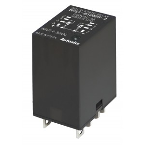 Solid state relay, Plug-in type, Single phase, Input 4-30VDC, Load 90-240VAC, 2A, Zero cross
