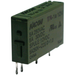 Miniature relay, Class F, 5.08mm of distance between terminals, 24V DC