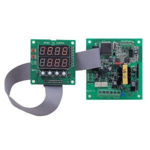 PID Control, Board Type, 4 Digit, 2 Display, Dual PID Control, 1 Alarm, Relay Output, 100-240 VAC