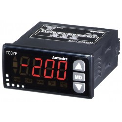 Temp Control, W72 x H36mm, 3 digit display, relay output, Compressor output, NTC (sensor included), 12-24 VDC