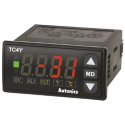 PID Temp Control, Size 36 X 72mm, Single display, 4 Digit, Relay & SSR output, 1 alarm output, 24 VAC/24-48 VDC
