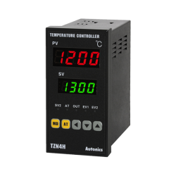 PID Temp Control, W48xH96mm, Digital, Relay Output, 2 alarm Outputs, PV Retransmission,100-240 VAC