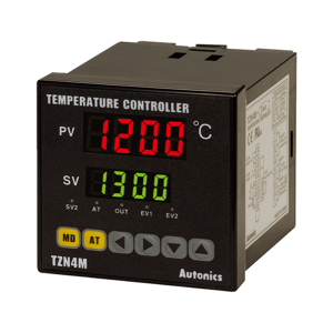 PID Temp Control, W72xH72mm, Digital, Relay output, 2 alarm outputs, 100-240 VAC