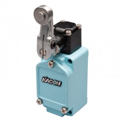 Limit Switch, 68.7x40x42mm Al die-casting body w/ PG13.5 Cable gland, IP67, 1 NO & 1 NC w/ Snap action, Roller lever actuator
