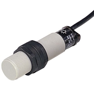 Autonics Proximity Sensor, 8mm Sensing, M18 Round, Non-Shielded, PNP NC, 3 Wire, 2m cable, 10-30 VDC