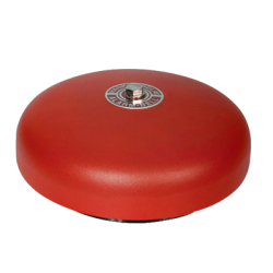 Electric Bell, Red 150mm Dia. Head, IP40, 90dB, 220V AC