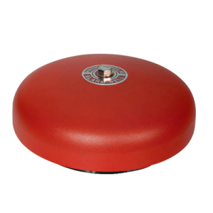 Electric Bell, Red 150mm Dia. Head, IP40, 90dB, 110V AC