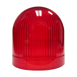 MENICS signal light accessory, Lens, 66mm, Prism Cut, Red (For MLGF & MLGS Lights)