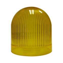MENICS signal light accessory, Lens, 66mm, Prism Cut, Yellow (For MLGF & MLGS Lights)