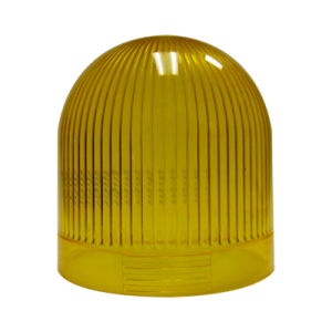 MENICS signal light accessory, Lens, 66mm, Prism Cut, Yellow (For MLGF & MLGS Lights)