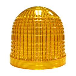 MENICS signal light accessory, Lens, 86mm Dome, Yellow (For MS86 Light)