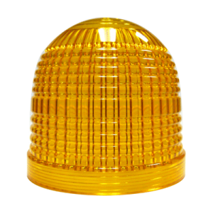 MENICS signal light accessory, Lens, 86mm Dome, Yellow (For MS86 Light)