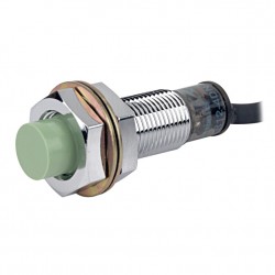 Autonics Proximity Sensor, 8mm Sensing, M12 Round, Non-Shielded, NPN NO, 3 Wire, 2m cable, 10-30 VDC