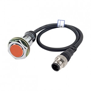 Autonics Proximity Sensor, 7mm Sensing, M18 Round, Shielded, NPN NC, 3 Wire, Pig tail connector, 10-30 VDC