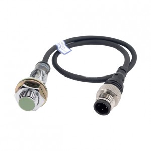 Autonics Proximity Sensor, 4mm Sensing, M12 Round, Shielded, NO, Pig tail connector, 2 Wire, 15-30 VDC