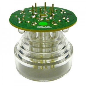 MENICS signal light accessory, 56mm LED module, Green (For 12 Volt PRE lights)