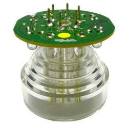 MENICS signal light accessory, 56mm LED module, Yellow (For 12 Volt PRE lights)